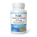 Fattori naturali N-Acetyl-L-Cysteine 600 mg - Supporta fegato sano &amp; polmoni - Antiossidante Supporto Supplemento Supporta Salute Sistema Immune - 60 capsule vegetariane (60 Serve)