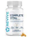 Revive MD Integratori & Supporto, Vitale Completa (120 Capsule Vegetariani) - NAC & CoQ10 Integratore Supporta Salute, & Antiossidante Attività (30 Serve)