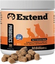 Probiotici Extend® per cani - Salute Digestiva, Immune, Allergy & Skin Support - Ridurre stress gastrico, Bloating, costipazione, Diarrea - Naturale, Clinicamente-Proven, Made in USA