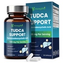 TUDCA 1200mg – Pure Tauroursodeoxycholic Acid Supplement, 120 Vegan Capsule Facile da ingoiare (alimentazione da 60 giorni), Non OGM, Senza glutine (120 conti)