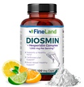 FineLand Diosmin & Hesperidin Complex, Formula Avanzata Premium, 1000 mg, Supporto per il flusso sanguigno e la Circolazione, 120 capsule, 100% Vegan, Tutto Naturale