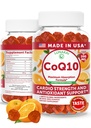 Lunakai USA ha fatto coQ10 gommoni per gli adulti – 200 mg High Potency Coenzyme Q10 supplemento per il cuore quotidiano, l'energia e il supporto antiossidante per le donne e gli uomini, non OGM, 60ct