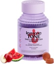Metabolismo di Lemme Tone Gummies, Aceto di sidro di mele, Cromo clinicamente studiato, B12, Estratto di radice di zenzero, Promuovere la massa magra del corpo, Sapore di mela di anguria (30 giorni di alimentazione)