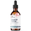 Progetti per la salute Emulsi-D3 Synergy 2000 IU Vitamin D Liquido con vitamina K - Liquido emulsionato D3 K2 Gocce per il supporto del sistema immunitario & Bone Health - Gluten-Free + Non-GMO (55 Serve / 1.8oz)