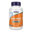 NOW Integratori alimentari, Nettuno Krill, Doppia resistenza 1000 mg, Phospholipid-Bound Omega-3, 60 Softgels