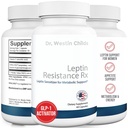 Dr. Westin Childs | Leptin Resistance Rx – Natural Leptin Sensitizer Support Supplemento per le donne per tiroide, salute metabolica, vitalità, energia, messa a fuoco con glicosaminoglicani, vitamina C - 60 ct