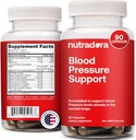 Integratore di supporto per la pressione sanguigna con Hawthorn, Hibiscus & Garlic Extract – Integratori ad alta pressione sanguigna per la salute cardiovascolare e circolatoria, Supporta la salute cardiaca normale