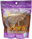 Adora Calcium Supplement Disk, Cioccolato Oscuro Organico, 30 Count (Pack of 12)
