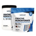 Nutricost Micronized Creatina Monoidrato 500 Grammi e 20 Stickpacks (Variety) Bundle