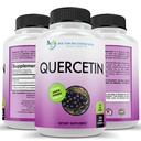 DOCTOR SUPPLEMENTARI RICOMANDATI Quercetin 1000mg Per Serving - 120 capsule di verdure, supplemento di vitamina, alimentazione di 60 giorni, (Vegan e non OGM)
