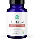 Ora Organic Skin Health Supplement - Sun Damage Support - promuove la difesa naturale della pelle | Antiossidanti vegani Compresi Astaxantina e Carotenoidi - 1 mese di fornitura, 60 capsule