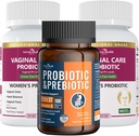 Probiotici vaginali delle donne + 100 miliardi di probiotici con prebiotici organici per il Gut Digestive & Immune Health Bundle – Total Wellness, Inside and Out!