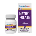Sorgente superiore Methyl Folate 1.000 mcg - Folate Supplemento per le donne e gli uomini - Integratore di Folato metilato Supporta il sistema nervoso sano & globuli rossi - 60 compresse dissolving sublinguali