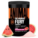 Animal Fury Pre Workout Powder Supplement per l'energia e la messa a fuoco 5g BCAA 350mg Caffeina Ossido nitrico senza creatina potente stimolante per culturisti, anguria
