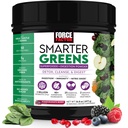 Fattore di Forza Smarter Greens Superfoods Polvere per sostenere la digestione, la salute del fegato, il Bloating, la polvere dei verdi con probiotici, prebiotici, enzimi digestivi, & adaptogeni, la berta di melograno, 30 Servings