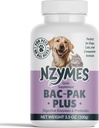 Nzymes® Bac-Pak Plus 100 Grammi Enzimi Digestivi e Probiotici per Digestione, Sgabelli Loose, Diarrea, Costipazione, Aspirazione Nutriente Migliorata - Made in the USA