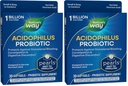Perle probiotiche dell'acido di modo della natura, sostiene l'equilibrio digestivo & salute del fegato,ridurre costipazione occasionale e Bloating*,1 miliardi di culture,30 softgels,(Pack of 2)