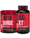 Jacked Factory Nitrosurge Shred Thermogenic Pre-Workout in Black Cherry & N.O. XT Nitric Oxide Booster per uomini e donne