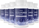 FlowForceMax Herbal Support Supplement - Natural Plant-Based Formula con Saw Palmetto Extract | 30 Chewable Tablets, 6 mesi di fornitura, Made in USA