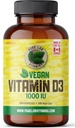 Vitamine di laboratorio Pure Vegan Vitamin D3 1000IU, 240 Vegi-Caps Made in Canada