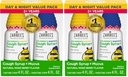 Zarbee's Honey Cough Syrup + Mucus Day & Night Value Pack,Daytime & Nighttime Toddler Cough Syrup,Dark Honey,Ivy Leaf Extract,Chamomile,Mixed Berry Flavor,4 Fl Oz,(Pack of 4)