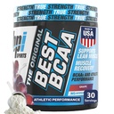 BPI Sports Best BCAA Powder - Supporto per il recupero del muscolo - Aminoacidi a catena ramificata | Blocchi di costruzione di proteine e muscoli - Post Workout Recovery – Idratazione - Uva, 30 Serve