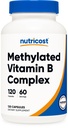 Nutricoste Vitamina B Complex 120 Capsule - (60 Serve) Senza glutine