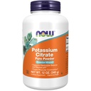 NOW Integratori alimentari, Polvere di citrato di potassio, Supporta bilancia elettrolitica e pH normale*, Minerale essenziale, 12 once