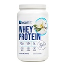 Vaniglia naturale della proteina di LeanFit WHEY – polvere di proteine del 100% del siero di latte, 24g per porzione proteica – senza erba, senza glutine, carb basso, BCAAs, aminoacido – 23 Serve, vasca da 1,83 Pound