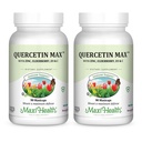 Maxi Salute Quercetin 500mg capsule – Integratori di zinco per le donne e gli uomini – Non OGM, Kosher e Integratori di quercetina senza glutine con vitamina C e zinco di Elderberry (90 capsule di Veg, Confezione di 2)