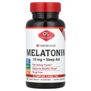 Olympian Labs Melatonin 10mg Time Release con Vitamina B6 - Compresse di resistenza massima - Droga-Free, Supporta sonno riposante, Nighttime Sleep Aid - 60 Vegan Tablets (60 Serve)
