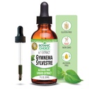 Gymnema Sylvestre-Liquid Extract, Alcohol Free, Gluten Free, Non OGM, Dropper, Bottiglia- 1 oz