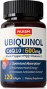 CoQ10 600mg Softgels,Ubiquinol Q10 Coenzima Supplemento,Coq 10 600mg Vitamine Assorbimento massimo,Supporto antiossidante per la salute e l'energia del cuore