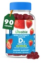 Vitamina D 5000 IU - Grande Tasting Natural Flavor Gummy Supplemento - Gluten Free Vegetariano GMO-Free Chewable - per il supporto immunitario e la salute del chiodo - per gli adulti - 90 Gummies