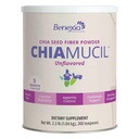 Chiamucil Prebiotic Chia Fiber Supplement Powder – Per il controllo dell'appetito e la salute digestiva – Chia Fiber & Chicory Root (Inulina) – Gluten & Sugar Free, Vegan, Non-GMO, Non aromaed - 100 porzioni