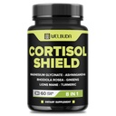 8in1 Cortisol Shield - Ashwagandha e Magnesio, Rhodiola Rosea, Lions Mane, Gingsen, and 3 More - Relax & Restful Night Support & Mood Balance - 60 Count