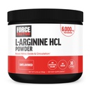Fattore di Forza L Arginina HCL, L-Arginina Supplemento per aumentare l'ossido nitrico per una migliore circolazione, flusso sanguigno e pompe del muscolo, L polvere di Arginina 6000mg, non aromaed, 30 Serve