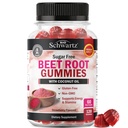 Zucchero barbabietola gratis Gummies - Nitric Oxide Gummies Infuso con olio di cocco per l'assorbimento più alto - Supporta energia e salute del corpo intero - Delizioso aroma di fragole - 120 conte (alimentazione di 60 giorni)