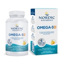 Nordic Naturals Omega-3D, Limone Flavor - 120 Gel Morbidi - 690 mg Omega-3 + 1000 IU Vitamin D3 - Olio di Pesce - EPA & DHA - Supporto Immune, Brain & Heart Health, Bones sano - Non-GMO - 60 Serve