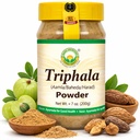 BASIC AYURVEDA Triphala Polvere 7.05 Oz (200g) | 100% Natural Ayurvedic Blend of Amla, Haritaki & Bibhitaki | Supporta la salute digestiva, Detox & Wellness | No Additivi | Vegan & Gluten-Free