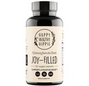 Joy-Filled Mood Support Supplemento - 7 Herb Complex w/St. Johns Worts (120 Ct) | Stress Relief Supplement con Rhodiola Rosea, Eleuthero | Aiuta a calmare la mente e il corpo | 100% Pianta-Based Happy Pills