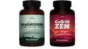 Natural Rhythm Cardio Calm Bundle - Triple Calm Magnesium 150mg, 120 Capsule + CoQ10-ZEN (Coenzima Q10 + L-Carnitina + L-teanina), 30 Capsule
