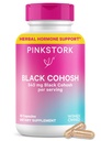 Rosa Stork Nero Cohosh Supplementi per le donne - 540 mg Cohosh puro nero per Perimenopause, Menopause Support- 30 capsule