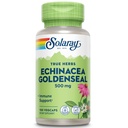 SOLARAY Echinacea Goldenseal - Potente miscela di due integratori di erbe per il supporto benessere - 250mg Ea Echinacea Root e Goldenseal Root - Non OGM, Vegan, Gluten Free, 60-Day Guarantee, 100 Servings
