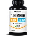 Salute Yohimbine HCL 5mg | 240 capsule vegane | Formula di massima resistenza | Vegan, Non OGM, Gluten-Free | Made in USA
