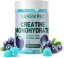 Creatina Monoidrato Gummies 5000mg per uomini e donne, Creatina monoidrato per la forza muscolare, Muscle Builder, Energy Boost, Pre-allenamento Supplemento (120 conteggio)-Blueberry Flavor
