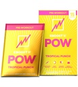 Polvere naturale pre allenamento EBOOST POW - 15 pacchetti, punzone tropicale - Preworkout Energy Booster Gym Supplement Drink Mix per gli uomini e le donne - Performance, Joint Mobility Support - senza glutine