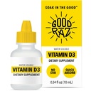 Vitamina D3 Gocce per Adulti 4-Month Alimentazione – Acqua-Soluble Liquid Vitamina D, Non OGM, Supplemento Kosher – Facile da assorbire, No Stir, Liquido D3 Flavorless per alimenti o bevande