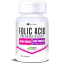 Healthfare Folic Acid 1000mcg | 300 compresse di Veg | Vitamina B9 | Gluten-Free | Non-GMO | Made in USA