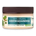 Himalaya Organic Ashwagandha Polvere, 45 giorni di alimentazione - Herbal Adrenal Support per il sollievo dallo stress, il supporto energetico e l'insonnia occasionale - USDA Organic, Non OGM, Vegan, Gluten Free, Flavorless 4 oz